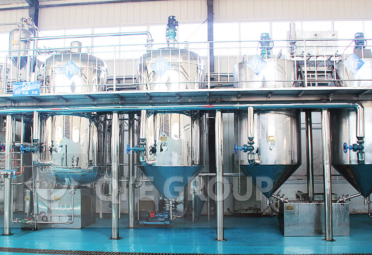 1-10TPD Small Scale Sunflower Oil Refining Plant